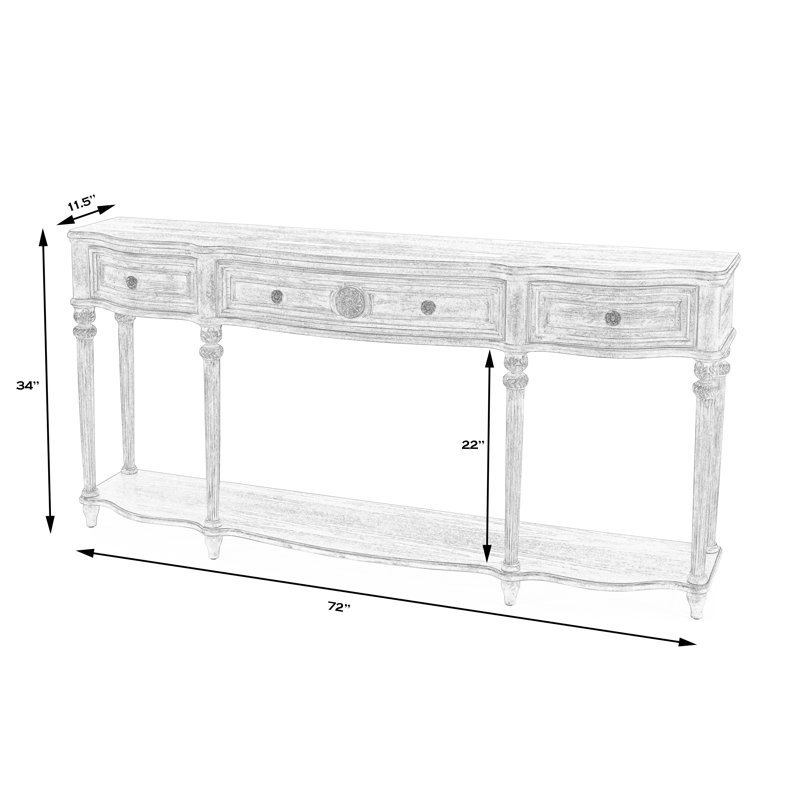 Peyton Console Table, Driftwood