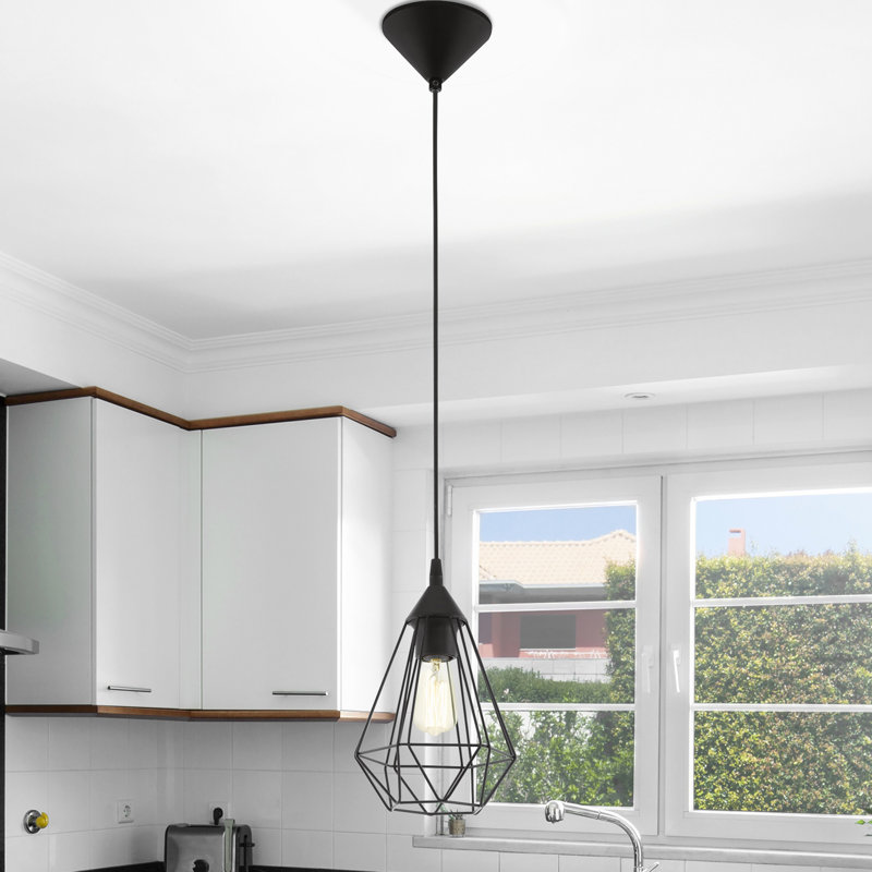 Luminaire suspendu géométrique simple à 1 lumière Cadence