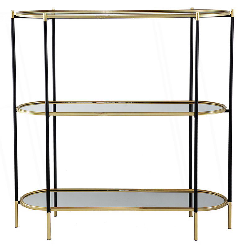 3-Tier Metal Console Table, Hallway Table