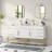 Ridley 71 " W Freestanding Standard 2 Double Vanity Bathroom Vanity With Acrylic Top-2093255434-2089370661