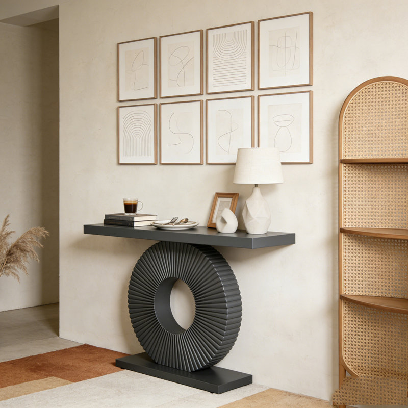 Wood Console Table