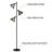 Haverville 69.5'' Black Tree Floor Lamp