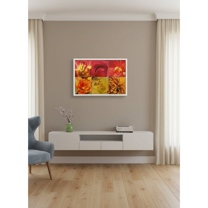 6 Flowers on Metal