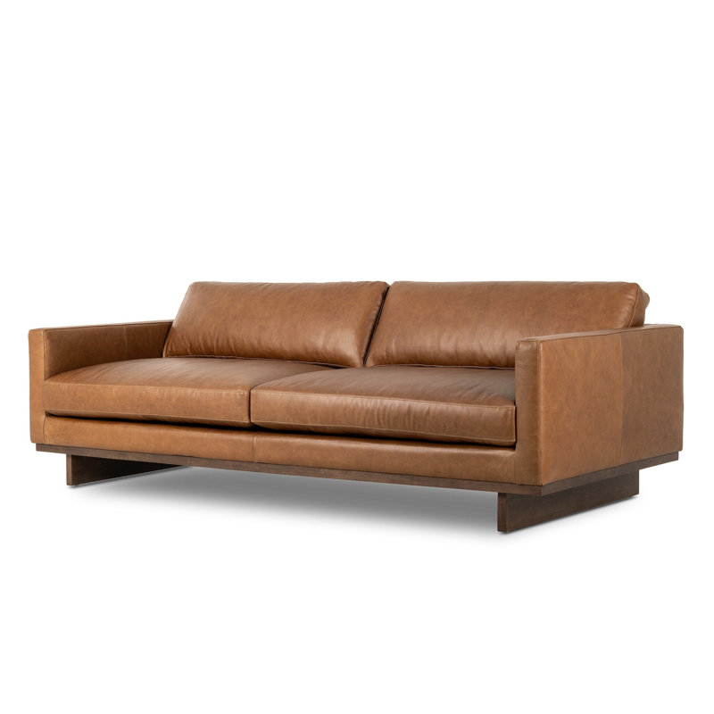 Everly Sofa, 32" H x 96" W x 43" D, Sonoma Chestnut
