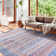 Groner Machine Washable Moroccan Area Rug Aztec Geometric Carpet With Non-Slip Backing