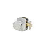 Bowery Knob with Greenwich Trim Hall and Closet Lock
