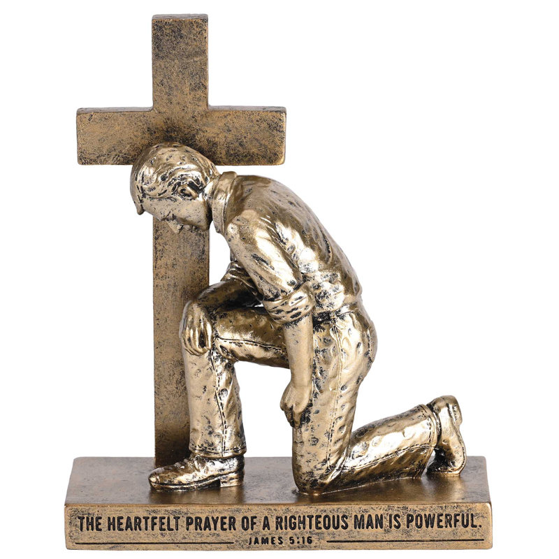 Called To Pray Cross Praying Man 8H