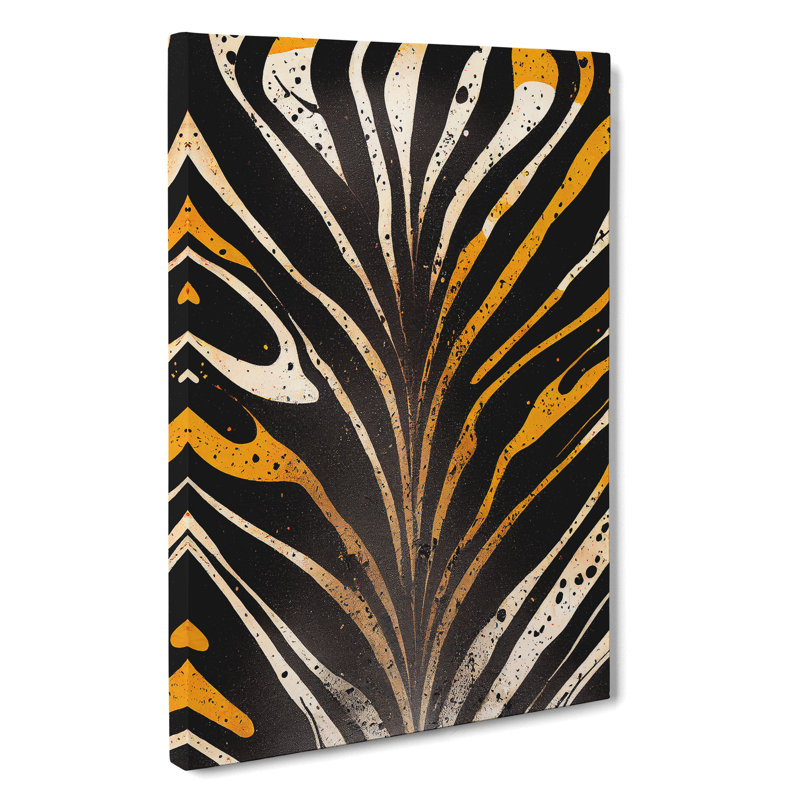 Zebra Skin Stripes No.1 - Wrapped Canvas, 76cm H x 50cm W x 3cm D