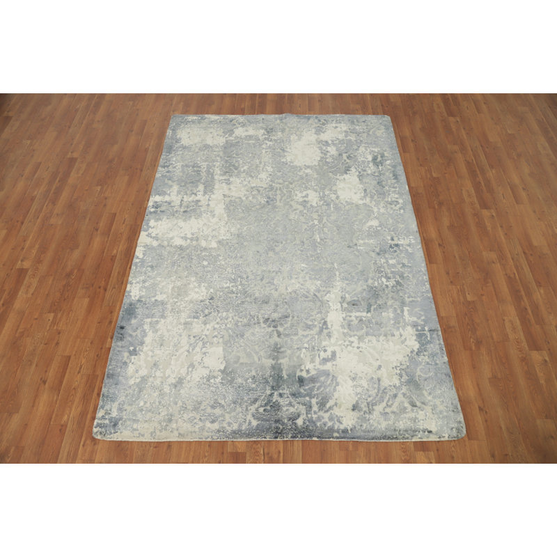 Rehaussez votre espace avec ce tapis abstrait 6 x 8