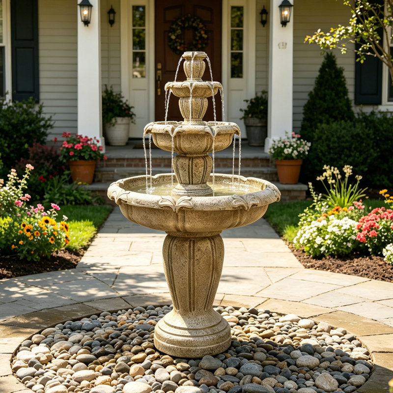 Guban Weather Resistant Cascade Fountain