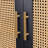 Rattan Kitchen Pantry Cabinet With Adjustable Shelves