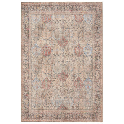 Vibe by Bungalow Rose Bhavesh Powerloomed Trellis Area Rug
