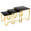 Alvin Glass Top Frame Nest Of Tables