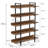 Kay Bookcase storage rack standing shelf 5-tier industrial Stable Bookshelf