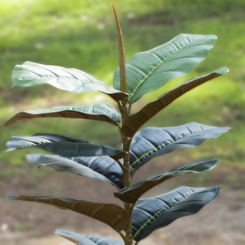 30 pouces plante en faux caoutchouc dans un pot
