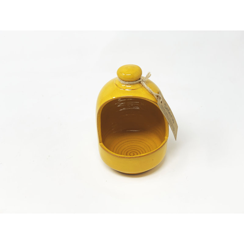 Ceramic / Porcelain Jar, Yellow