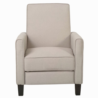 Cantalupo 26.75" W Manual Push Back Upholstered Club Recliner