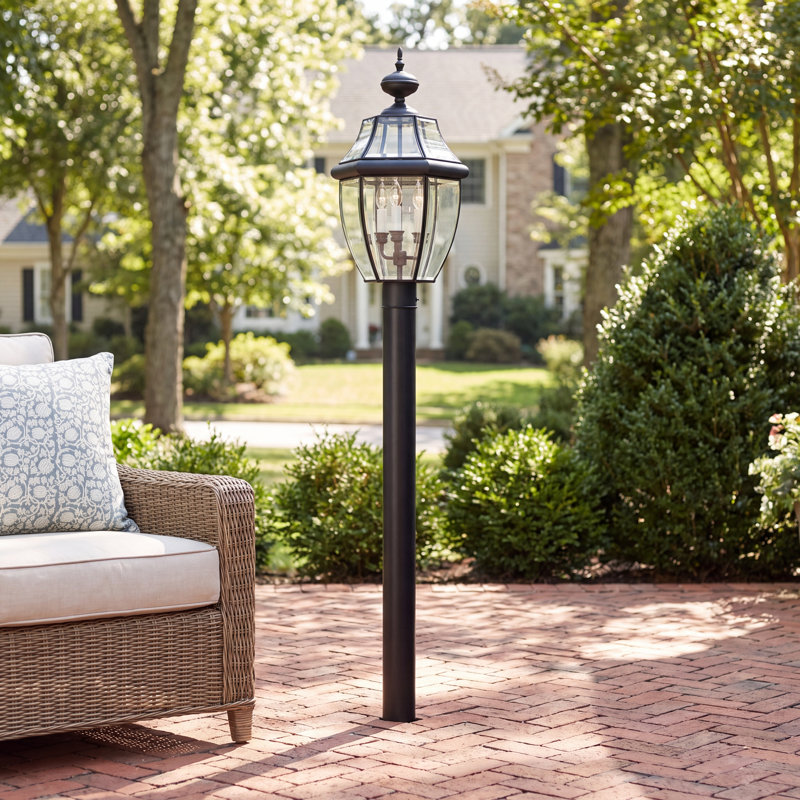 Beveled Lantern Head, Black, No