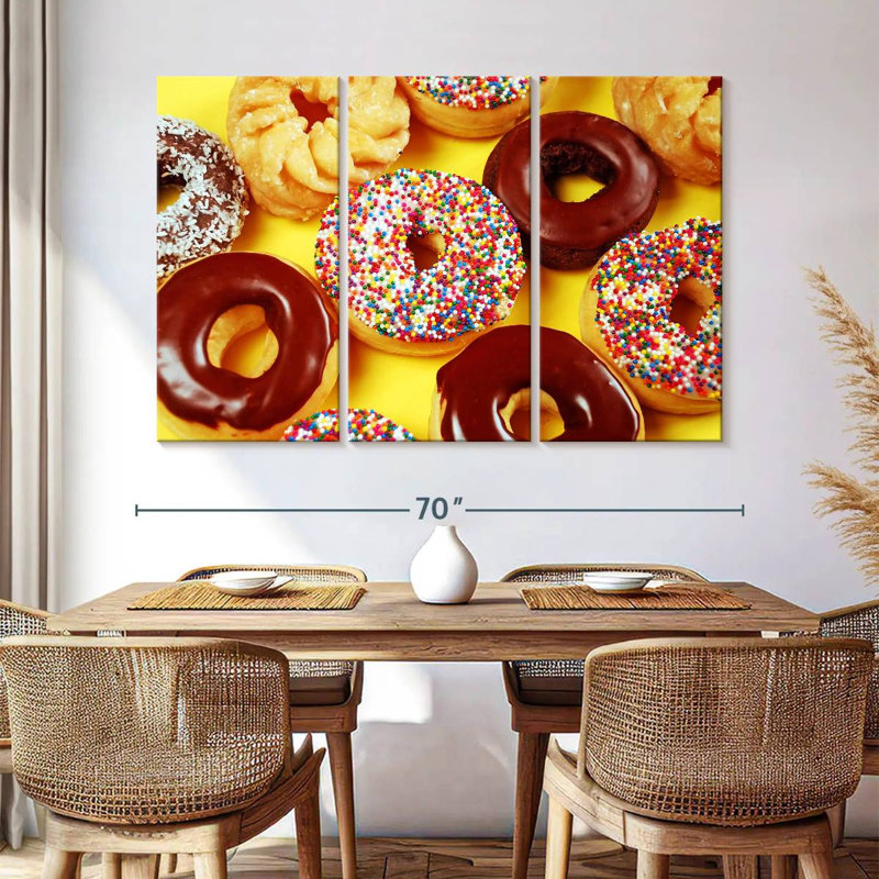 Yarlin Fresh Doughnuts, 42" H x 65" W