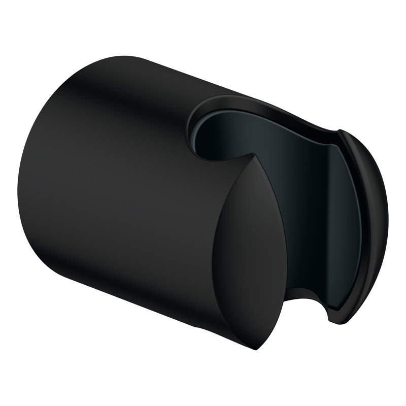Support de douche mural Tempesta, Noir mat