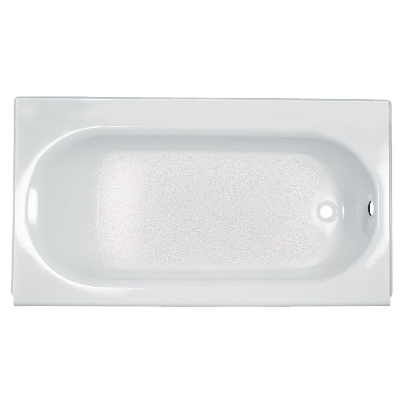 Princeton 60'' x 34'' Soaking Americast Bathtub, White, Right