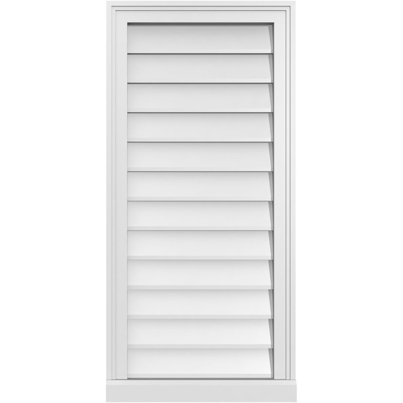 Cadre de seuil Brickmould, brun clair apprêté, H 38 po x l 18 po x P 2 po