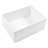 Austen Crisp White Fireclay Single Bowl Farmhouse Apron Front Undermount Kitchen Sink and Drain-92476257