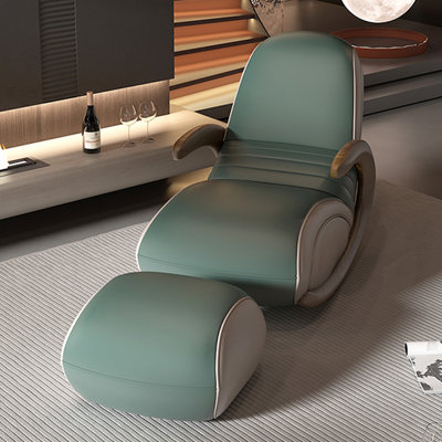 Chaise berçante décontractée avec repose-pieds Home Home