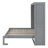 Luntex Modern Farmhouse Murphy Bed With Durable MDF And Plywood  For Guestroom, Small Bedroom-116251352-116251353