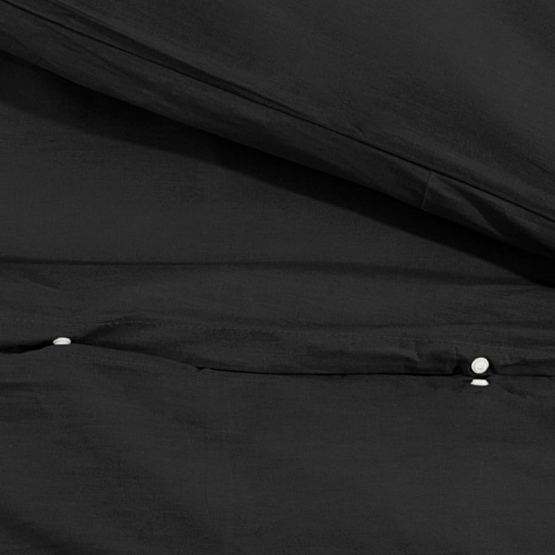 Modern & Contemporary Duvet Cover Set, Black, 140 x 200 cm - 1 Pillowcase (60 × 70 cm)