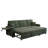83.5"Sectional Sleeper Sofa with Pull-Out Bed, Plush Corduroy L-Shaped Modular Couch with Storage Chaise and USB Charging-2128405429