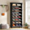 30 Pair Shoe Storage Cabinet with LED Lighting