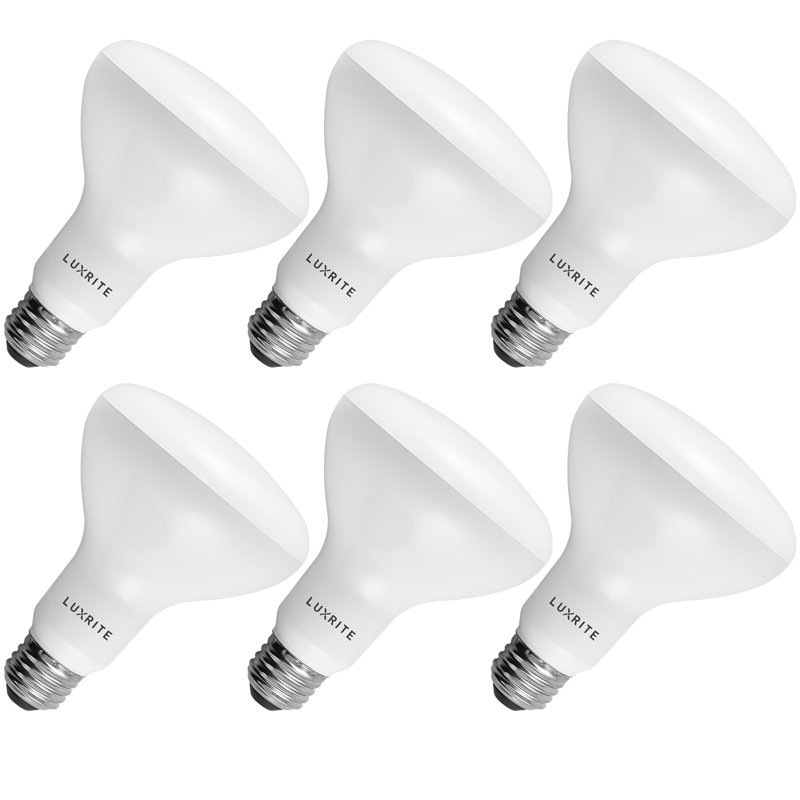 9 Watt (65 Watt Equivalent), BR30 LED, Dimmable Light Bulb, E26/Medium (Standard) Base, 3500K