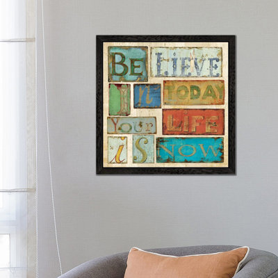 Believe & Hope by Daphne Brissonnet - Print on Canvas
