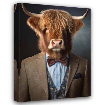 «Highlandcow» sur toile