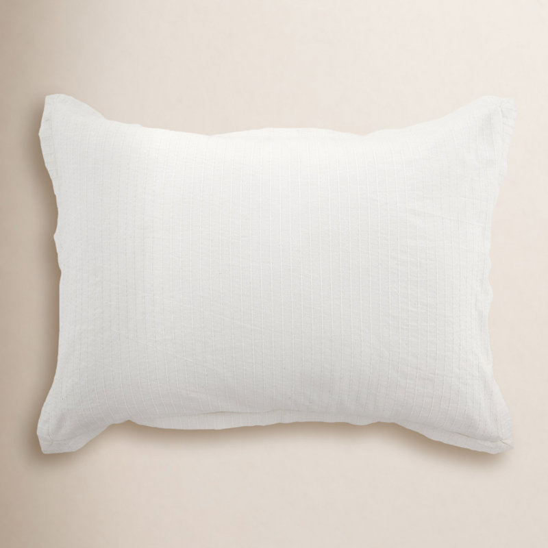 Karina King Sham, Standard/Twin, White