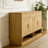 59.1" Multi-Functional Storage Buffet with Adjustable Shelf and Open Storage-1366717001