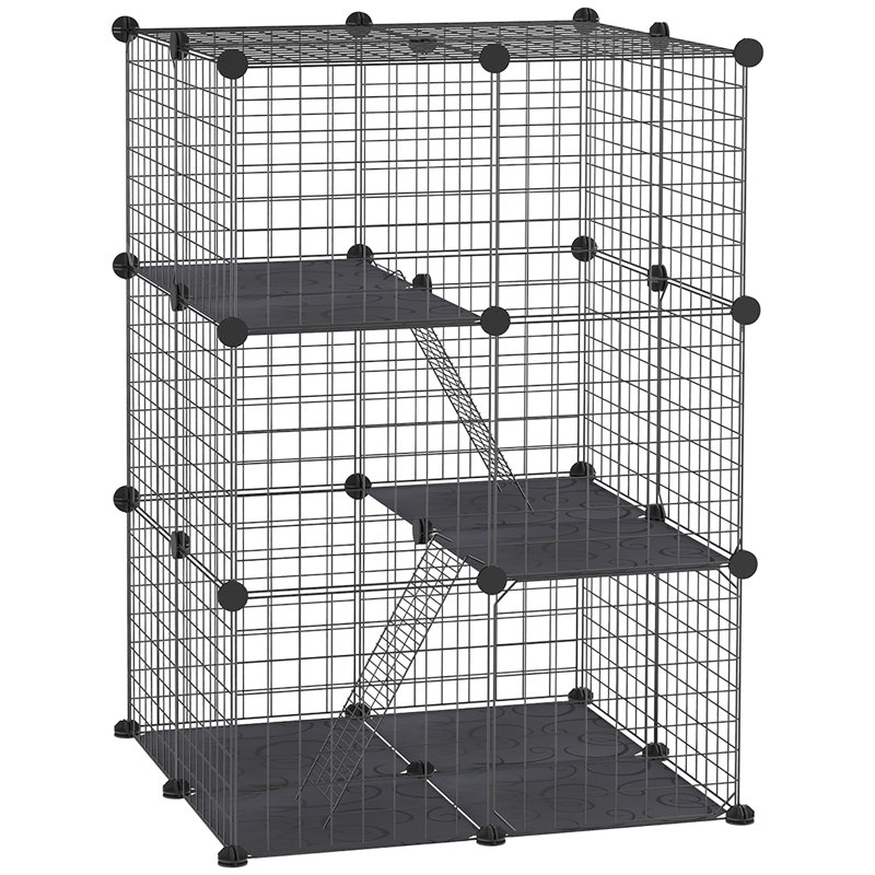 Cage à lapins pour petits animaux Aemelia