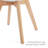 Rohun Round Extendable Modern Kitchen Dining Table Set With 32.8"H Dining Chair-303345140-303345143