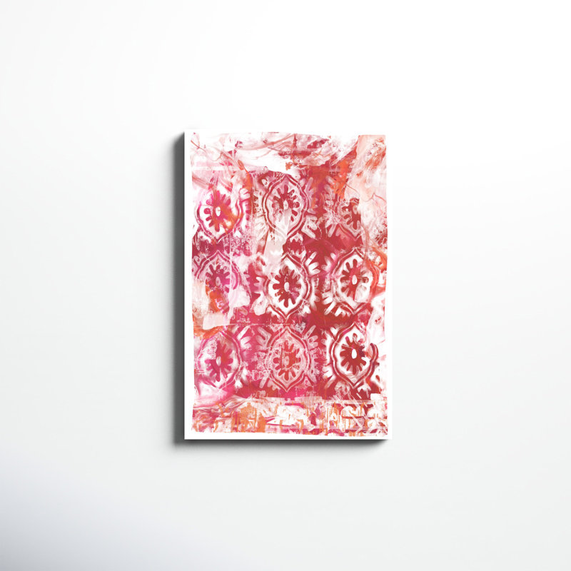 «Global Fuchsia I», impression sur toile, H 30 po x l 20 po