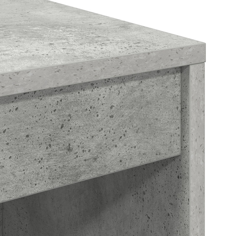 Writing Desk Particle Board, 76cm H x 80cm W x 40cm D, Concrete Grey