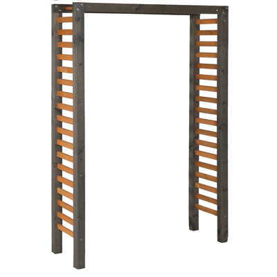 138.5cm W x 47cm D Wood Arbour