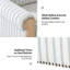 Canapé modulaire de style campagnard rayé Terren-360164330
