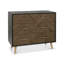 Ajaypal Fumed Oak 3 Drawer Chest