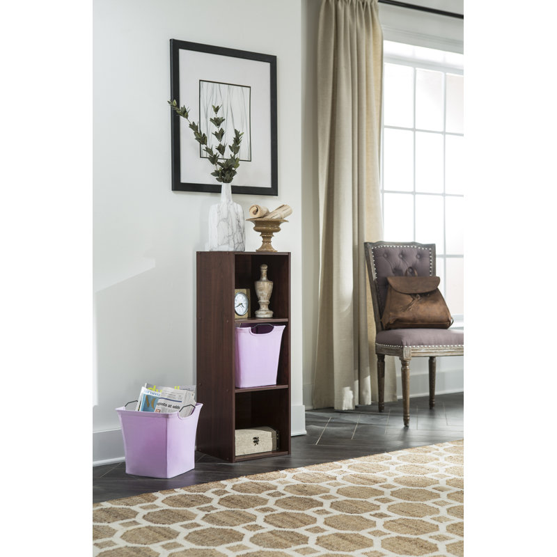 Cubeicals Wire Frame Handle Storage Bin, Light Purple