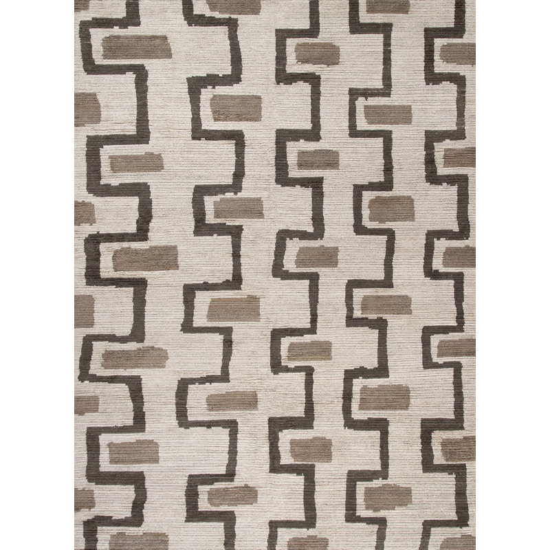 Bariloche Handmade Kilim Wool Area Rug, Rectangle 10' x 14'