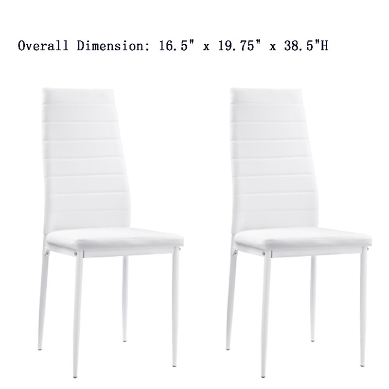 Chaise d'appoint blanche