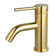 Kingston Brass Concord Single-Handle 1-Hole Deck Mount Bathroom Faucet with Push Pop-Up