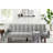 Linen Square Arm Sleeper Sofa Bed-416323049