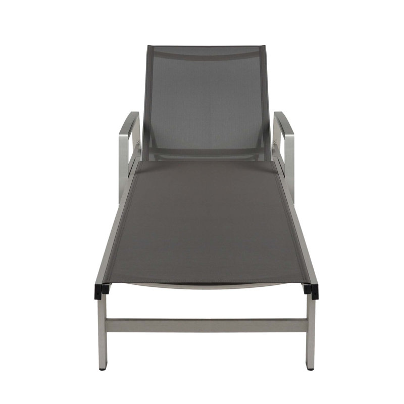 Chaise longue Oxton, Gris